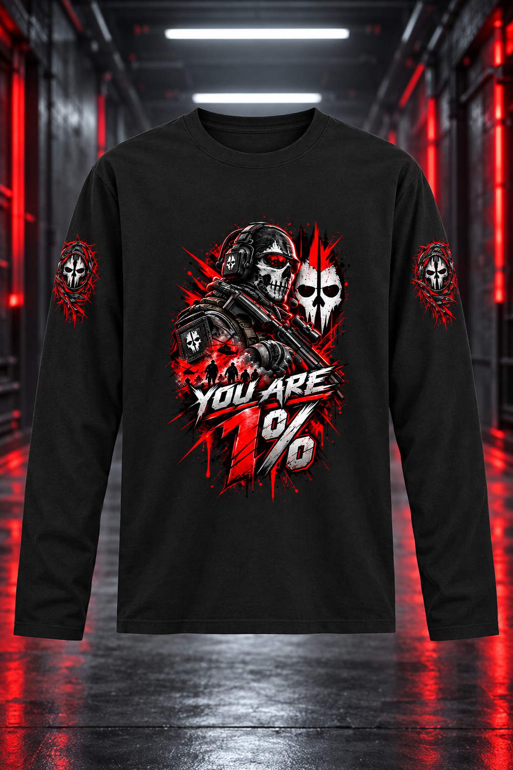 1% Black mockup