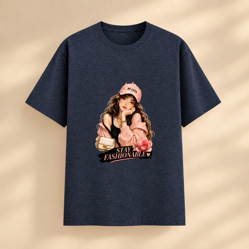 Be You Navy Melange design-first preview