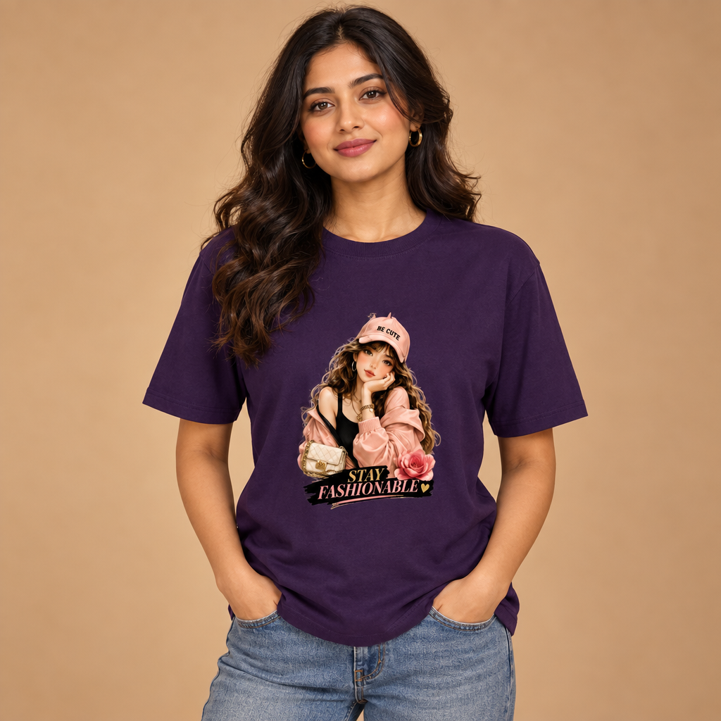Be You Purple female model preview