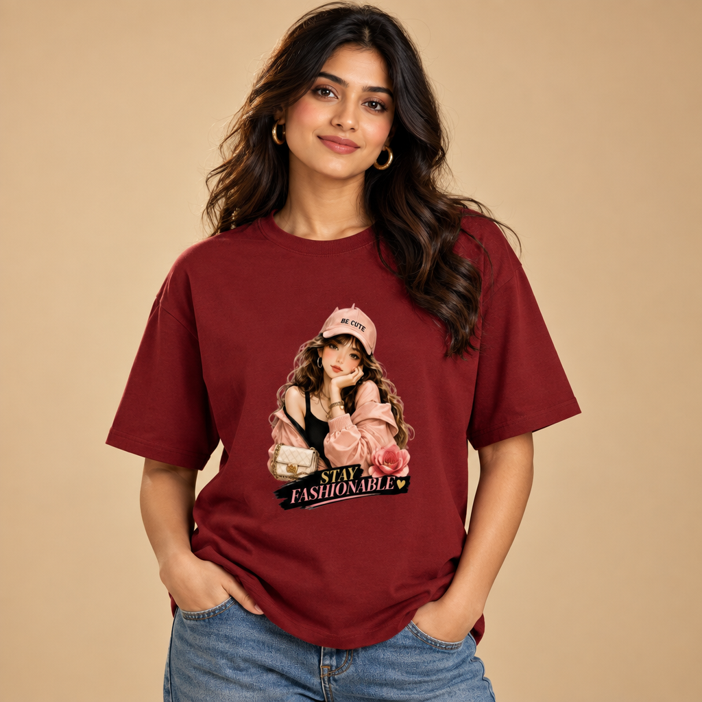 Be You Red female model preview
