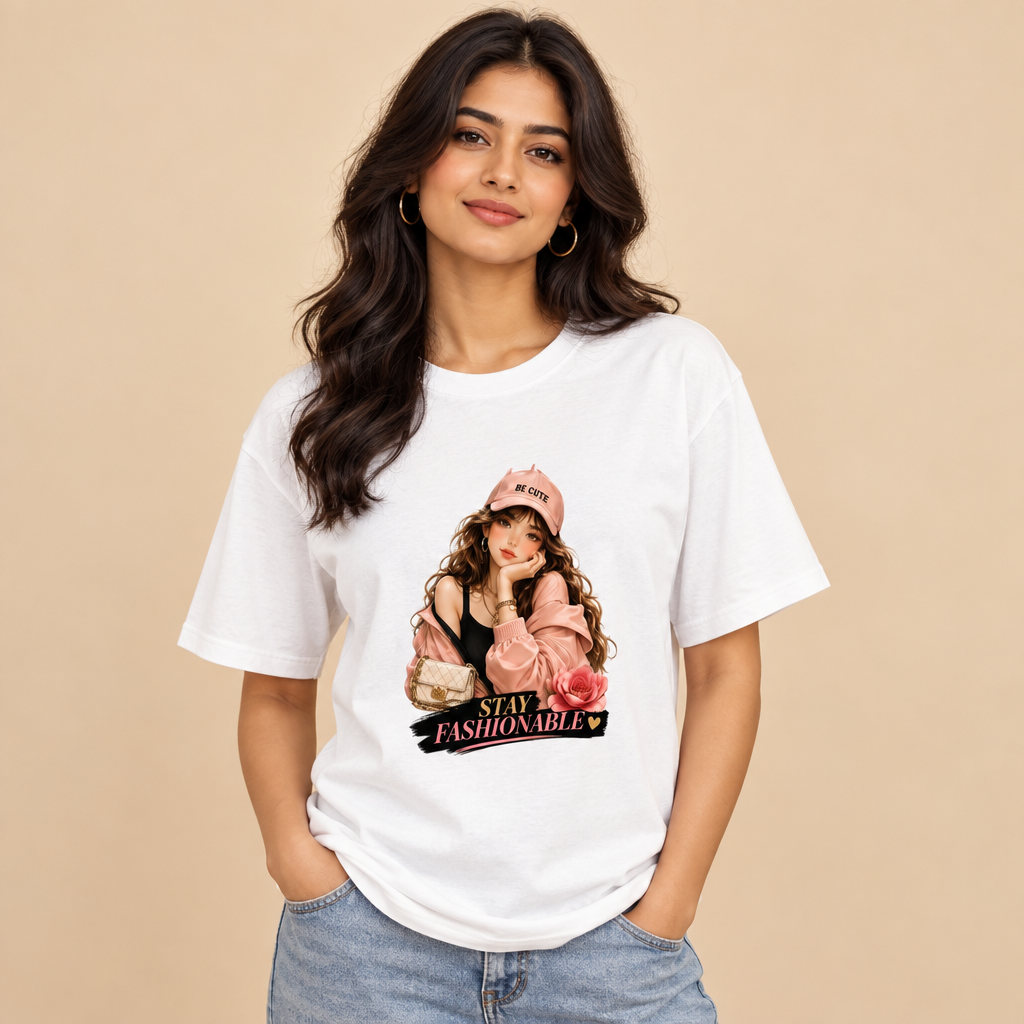 Be You White female model preview