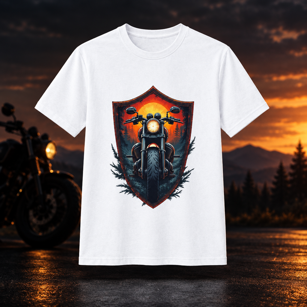 Biker’s Shield White design-first preview