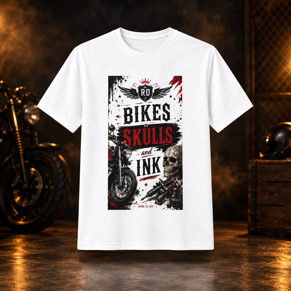 Biker’s Skull White design-first preview