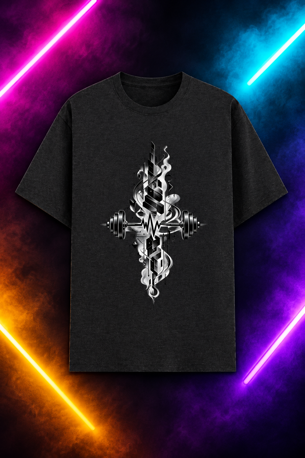 Black Melange design