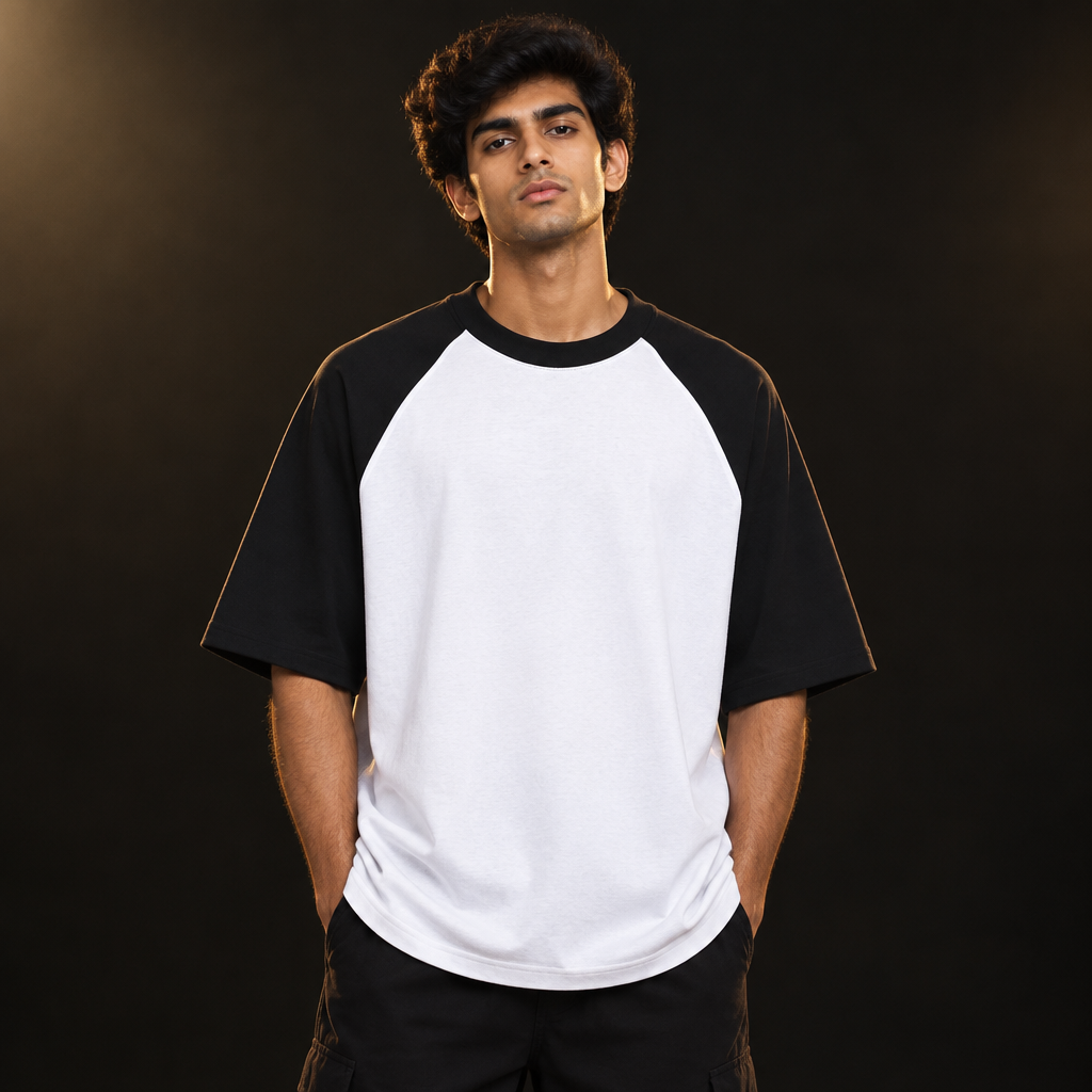 Black White raglan avatar