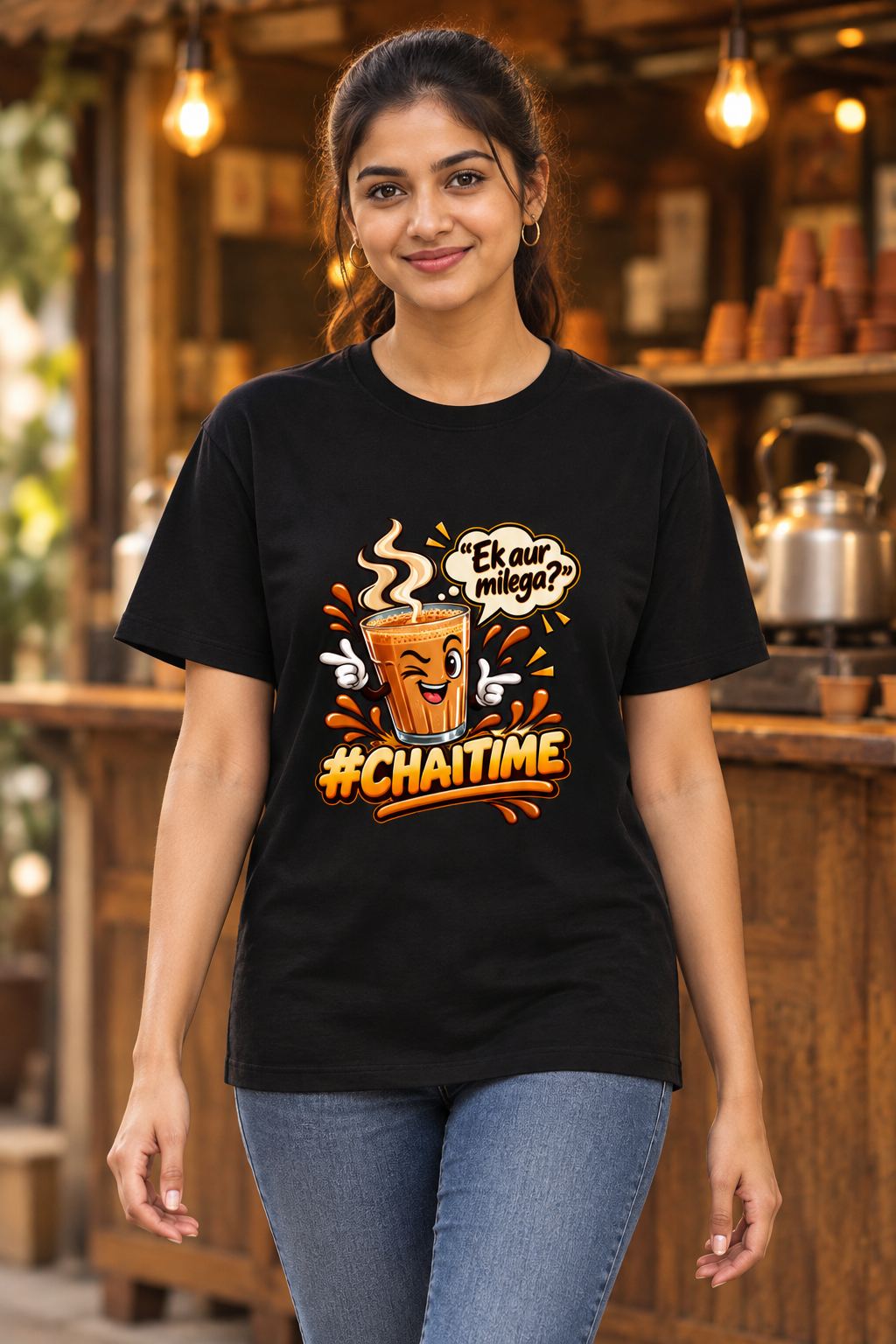 Chaitime Black female model