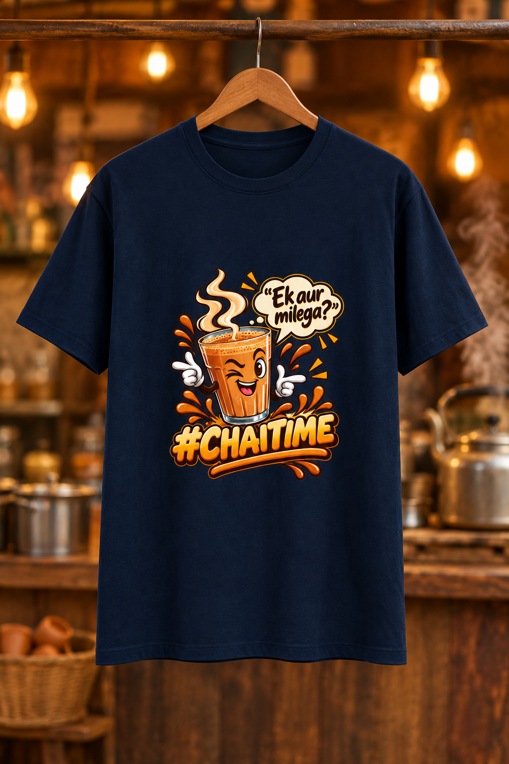 Chaitime Navy Blue mockup
