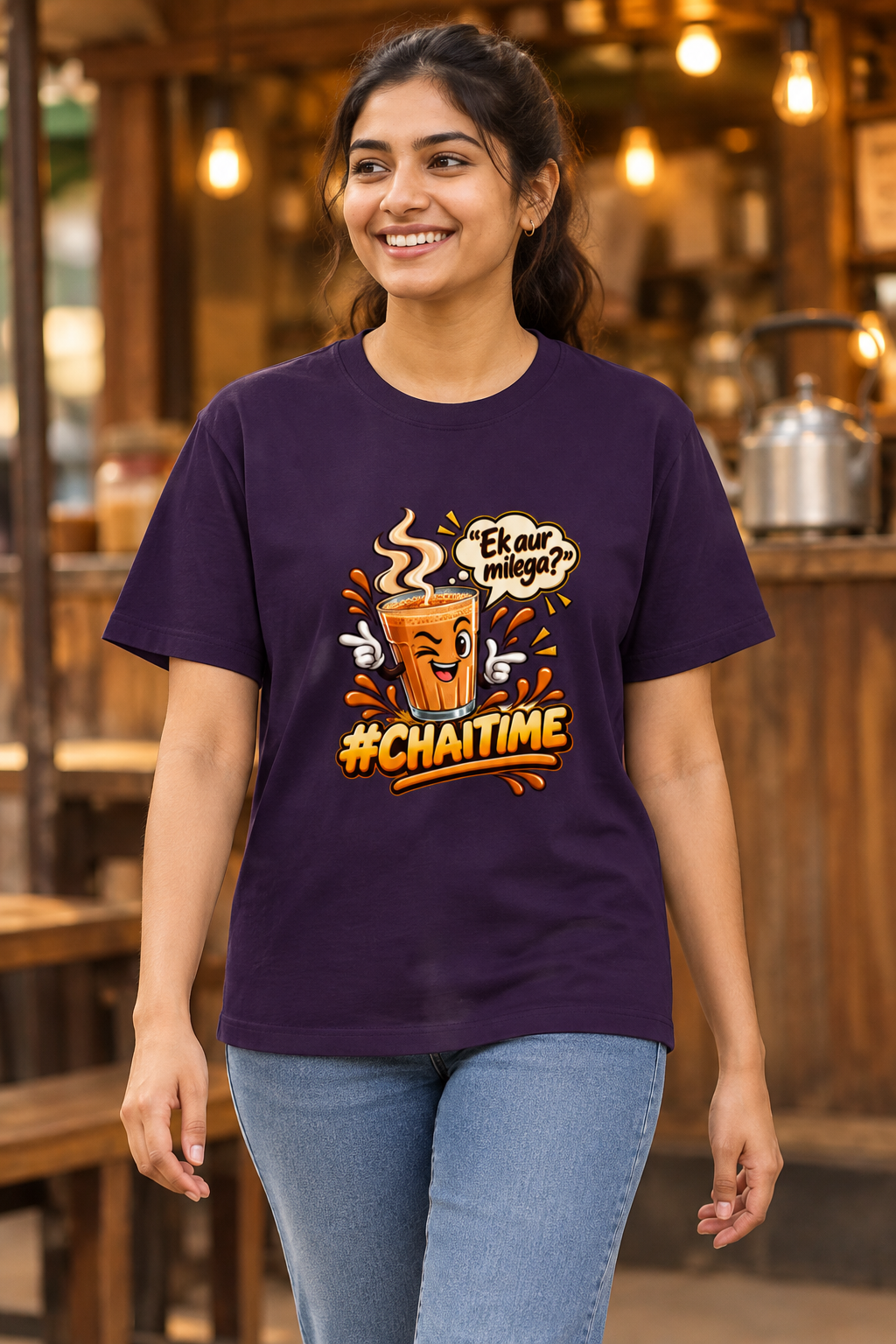 Chaitime Purple female model