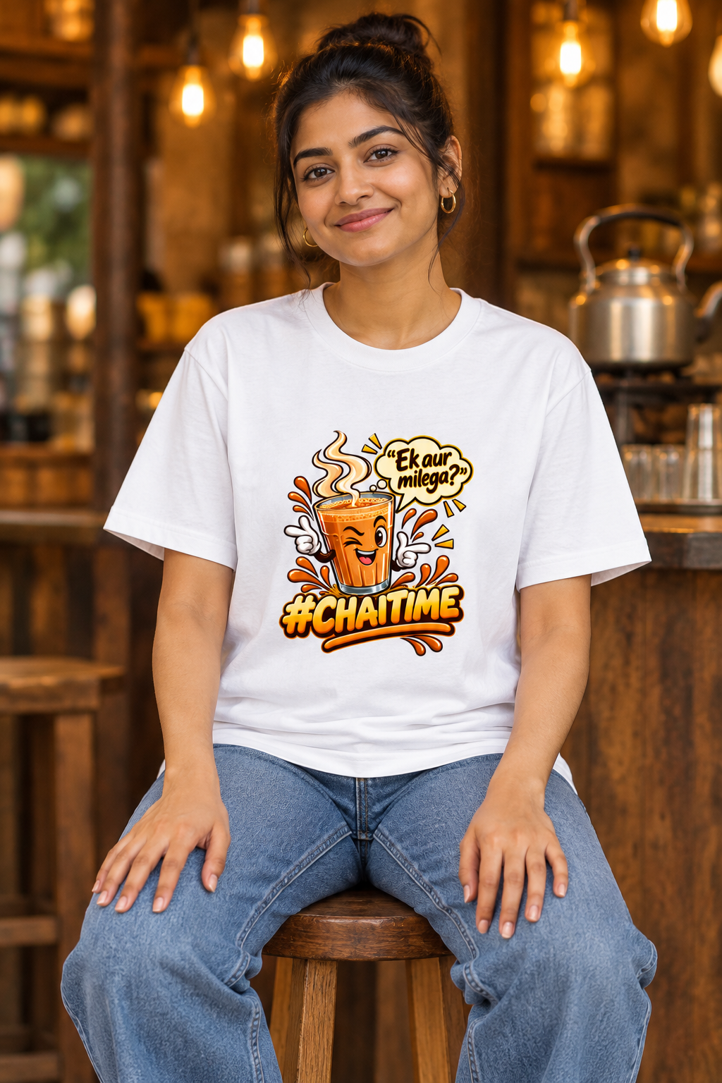 Chaitime White female model