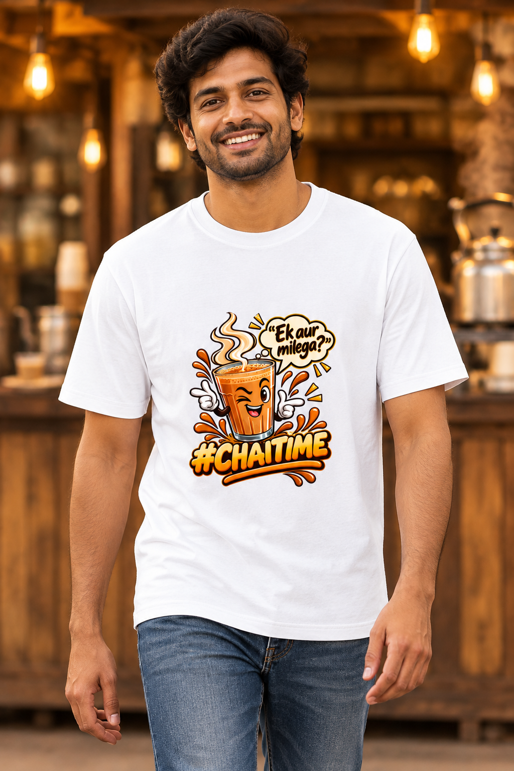 Chaitime White male model