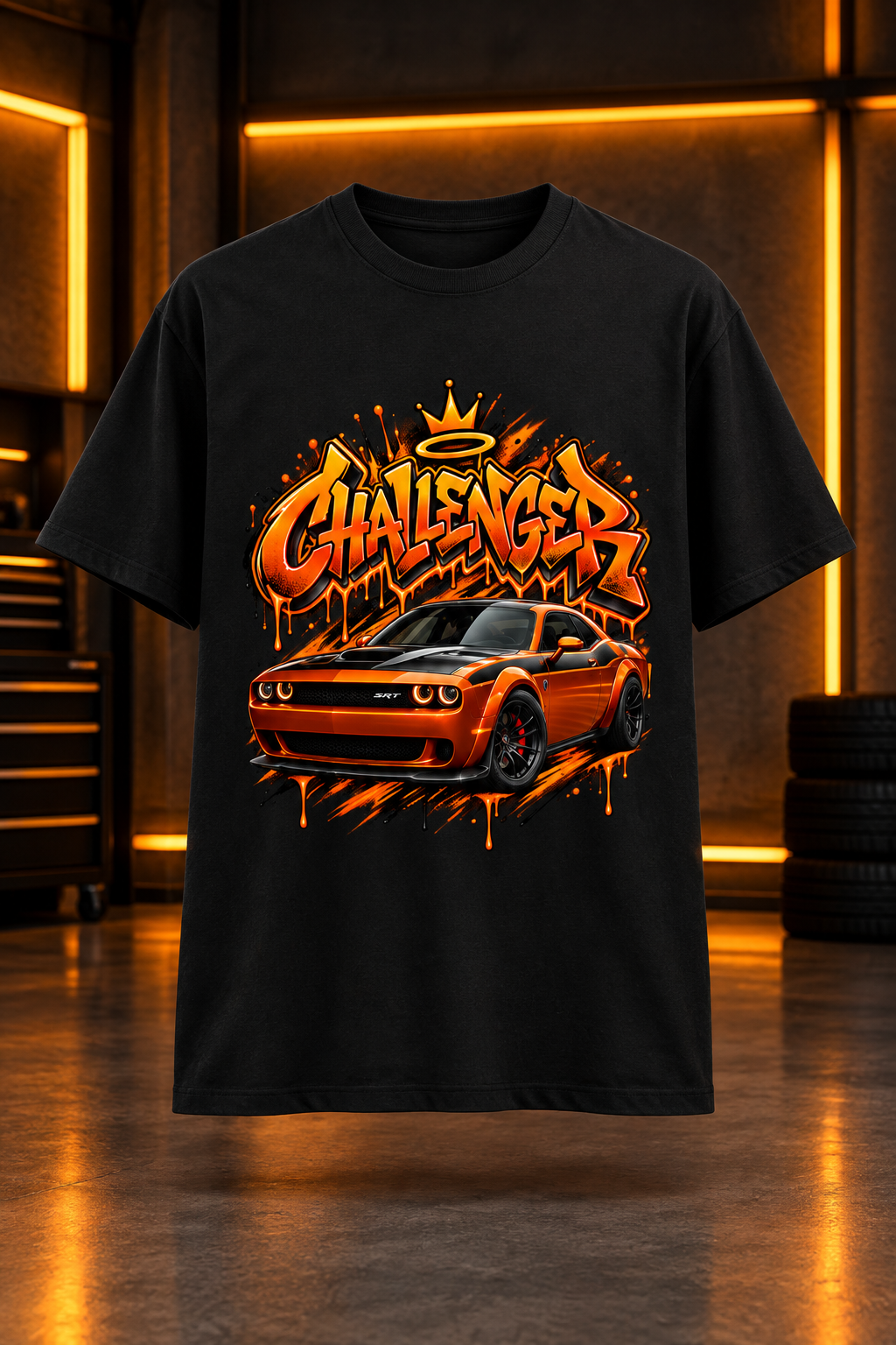 Challenger Black mockup