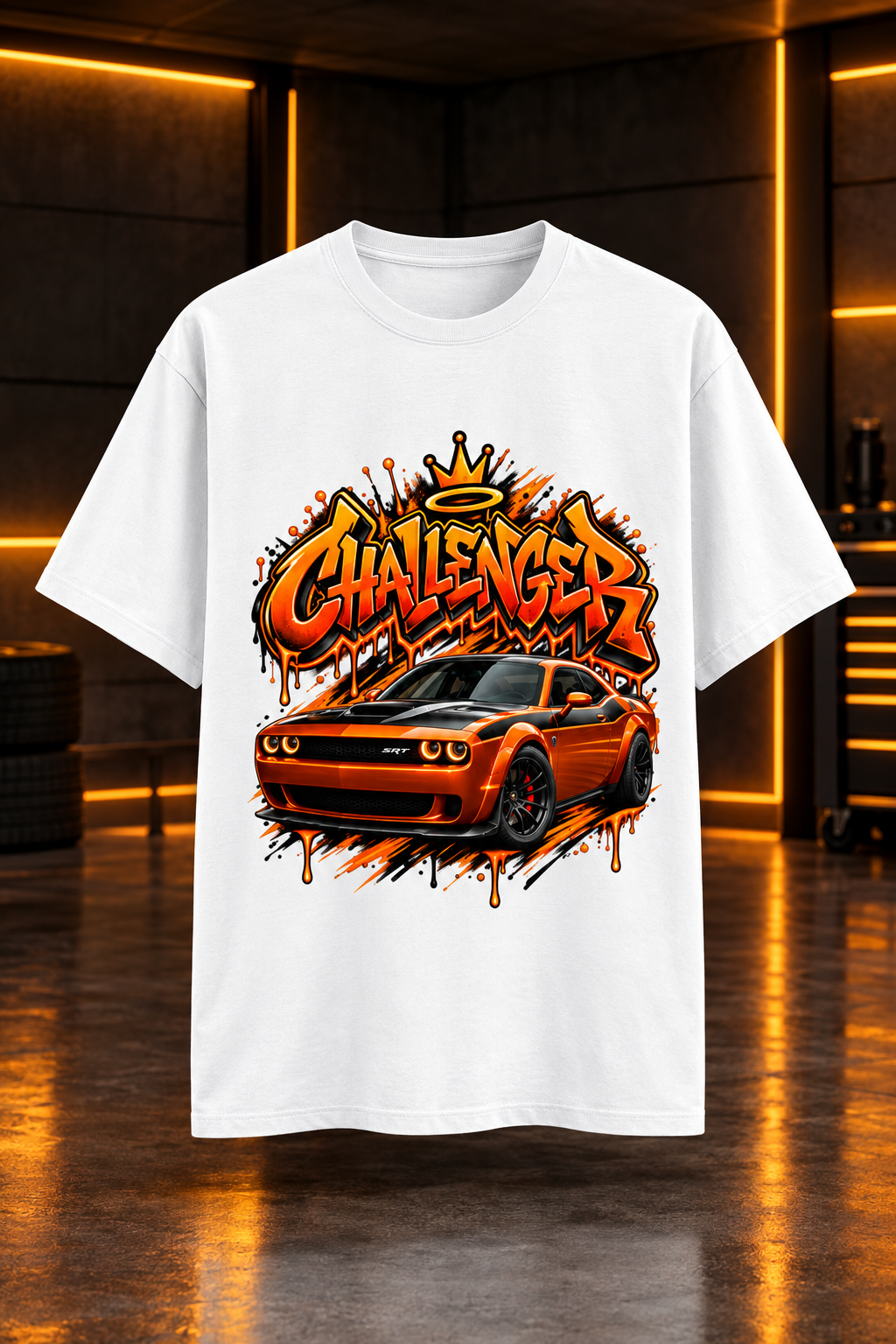 Challenger White mockup