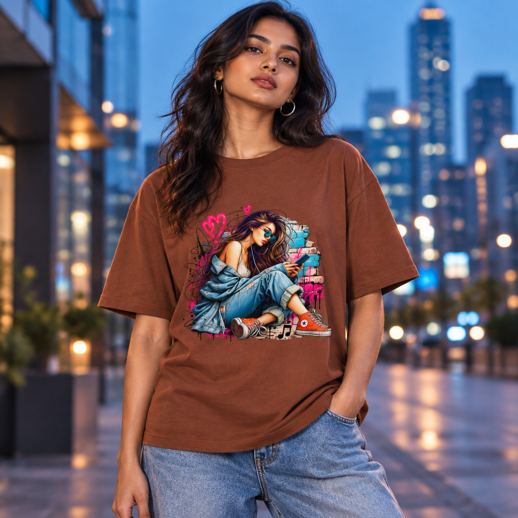 Copper adult Indian female model