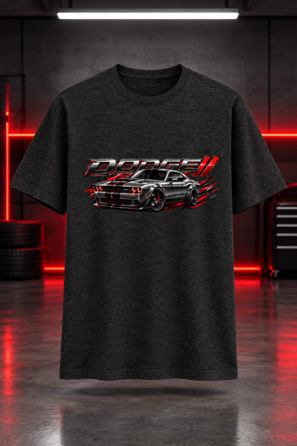 DODGE Black Melange mockup
