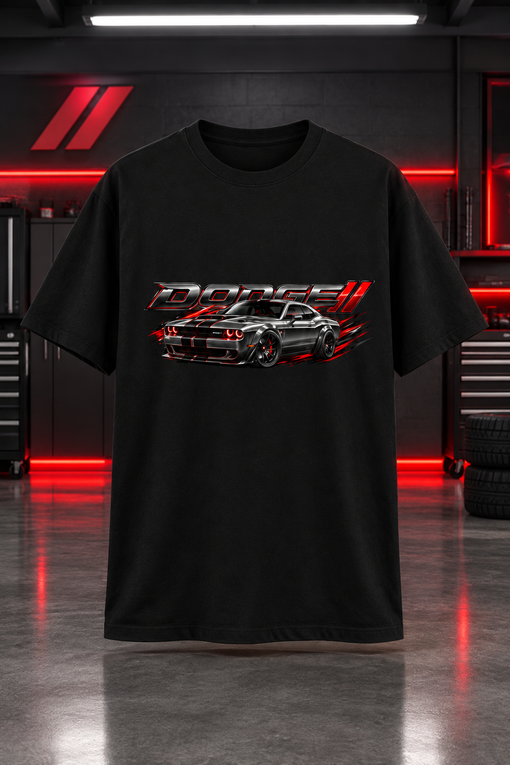 DODGE Black mockup