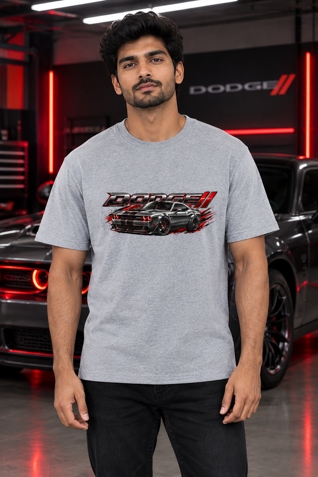 DODGE Grey Melange male model