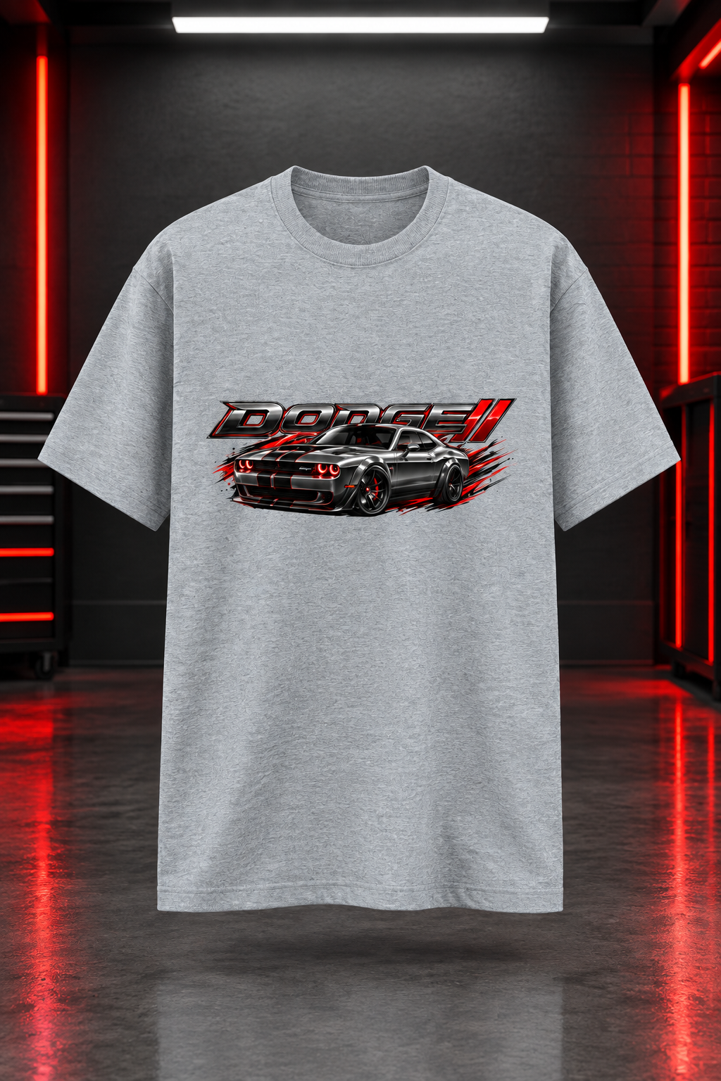 DODGE Grey Melange mockup