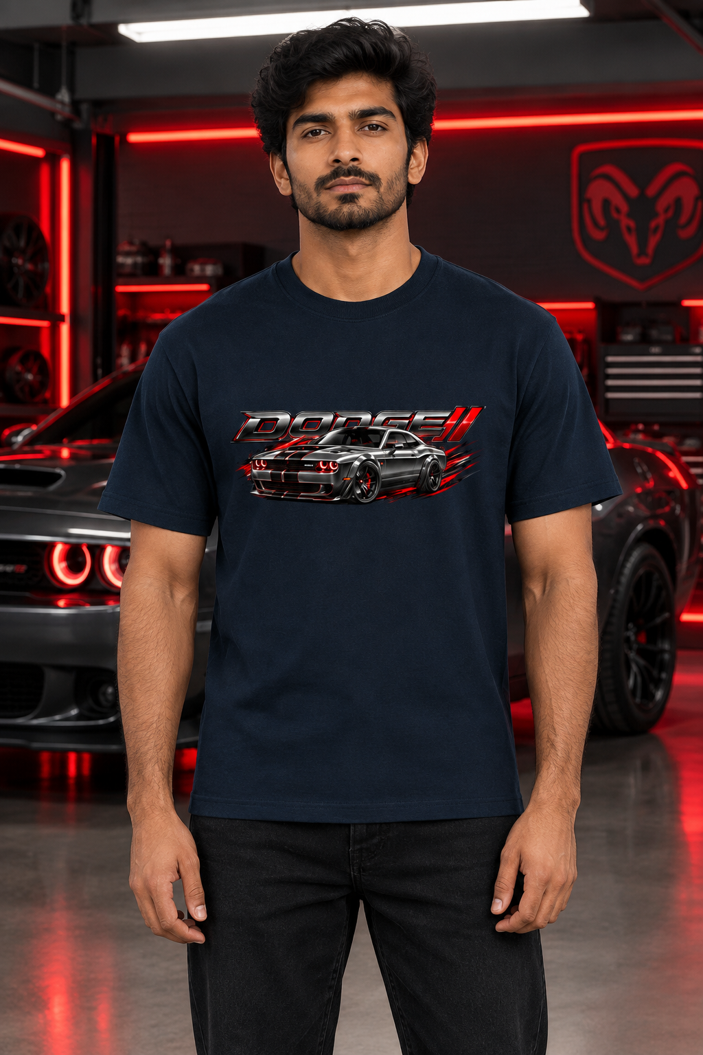 DODGE Navy Blue male model