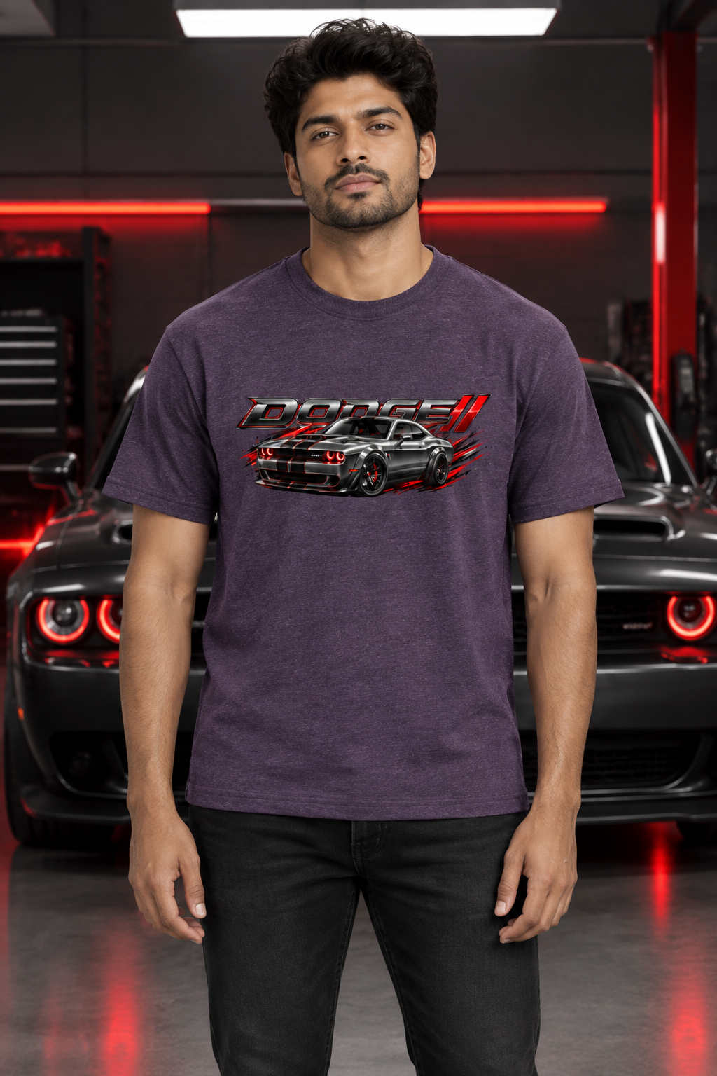 DODGE Purple Melange male model