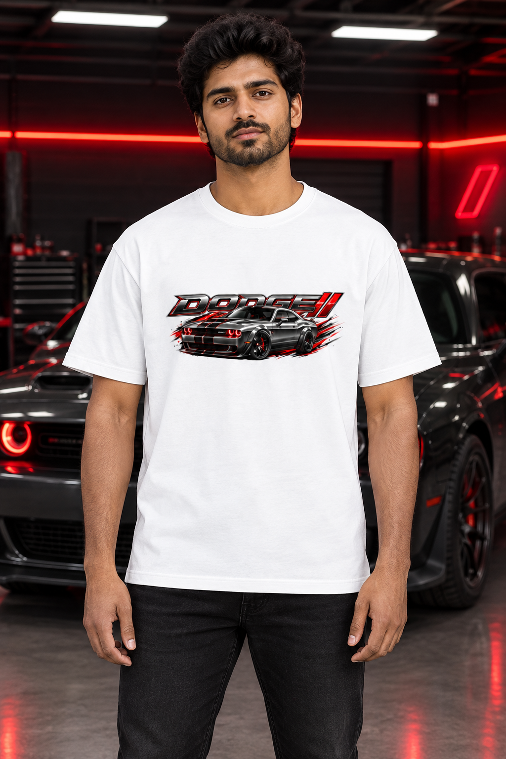DODGE White male model