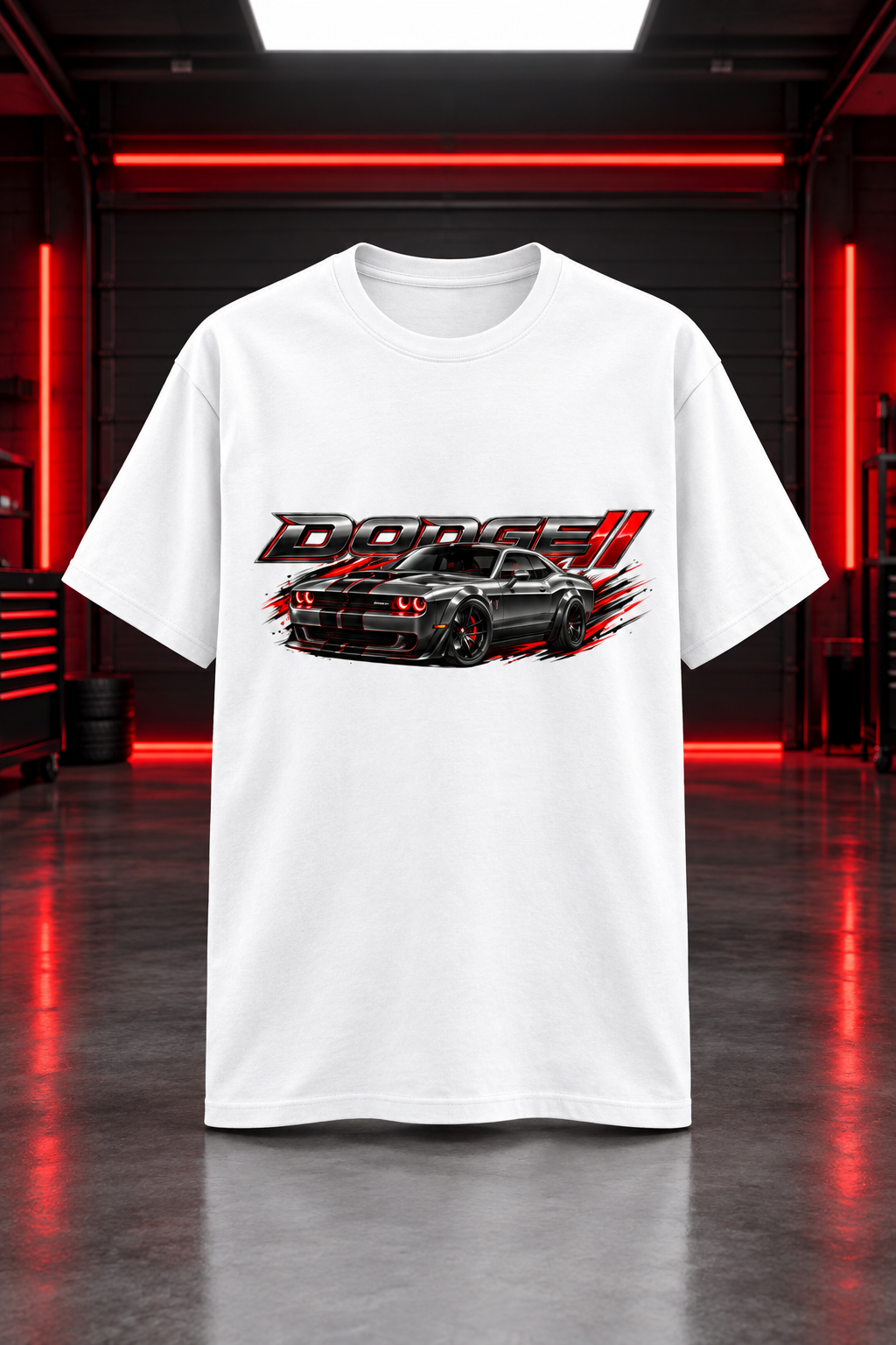 DODGE White mockup