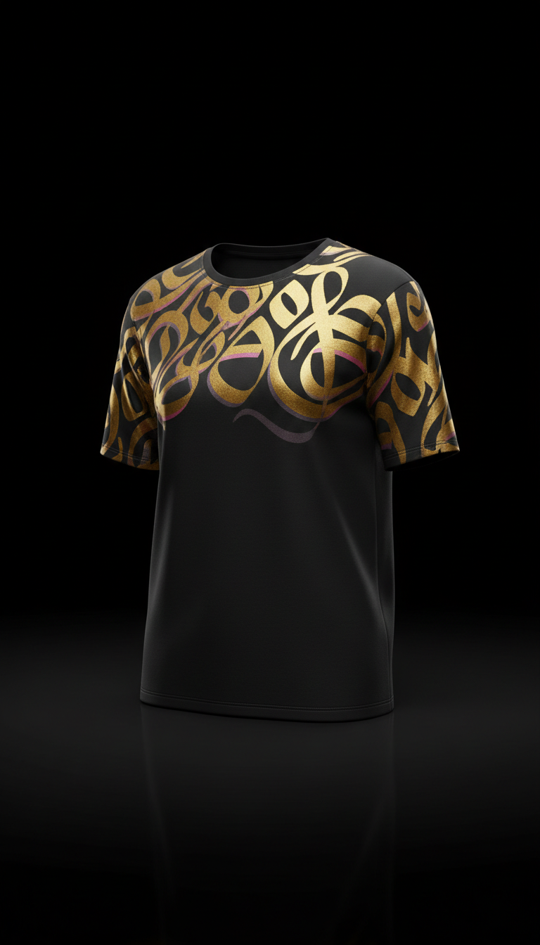 Signature Gold Statement Tee