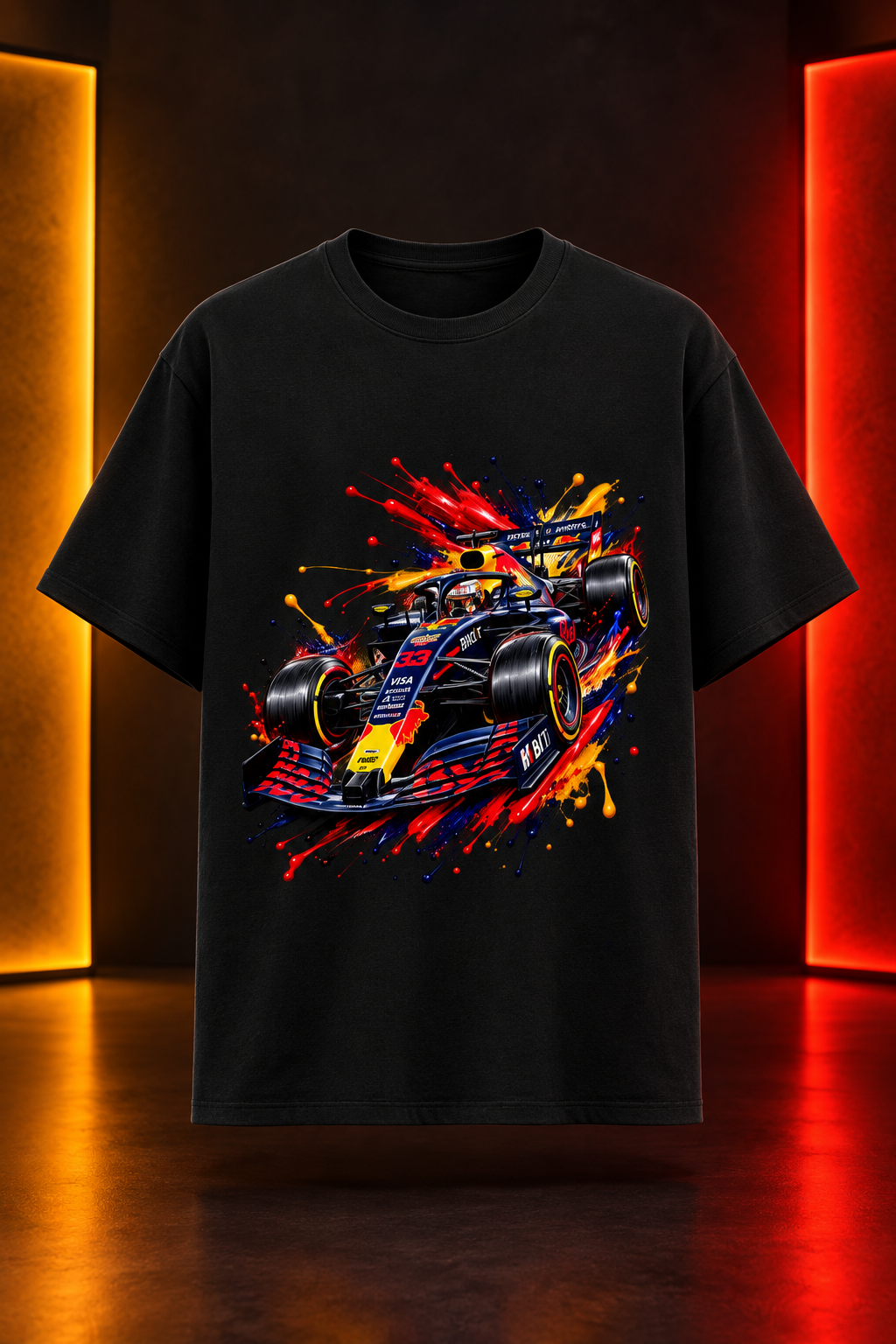 F! Fever Black mockup