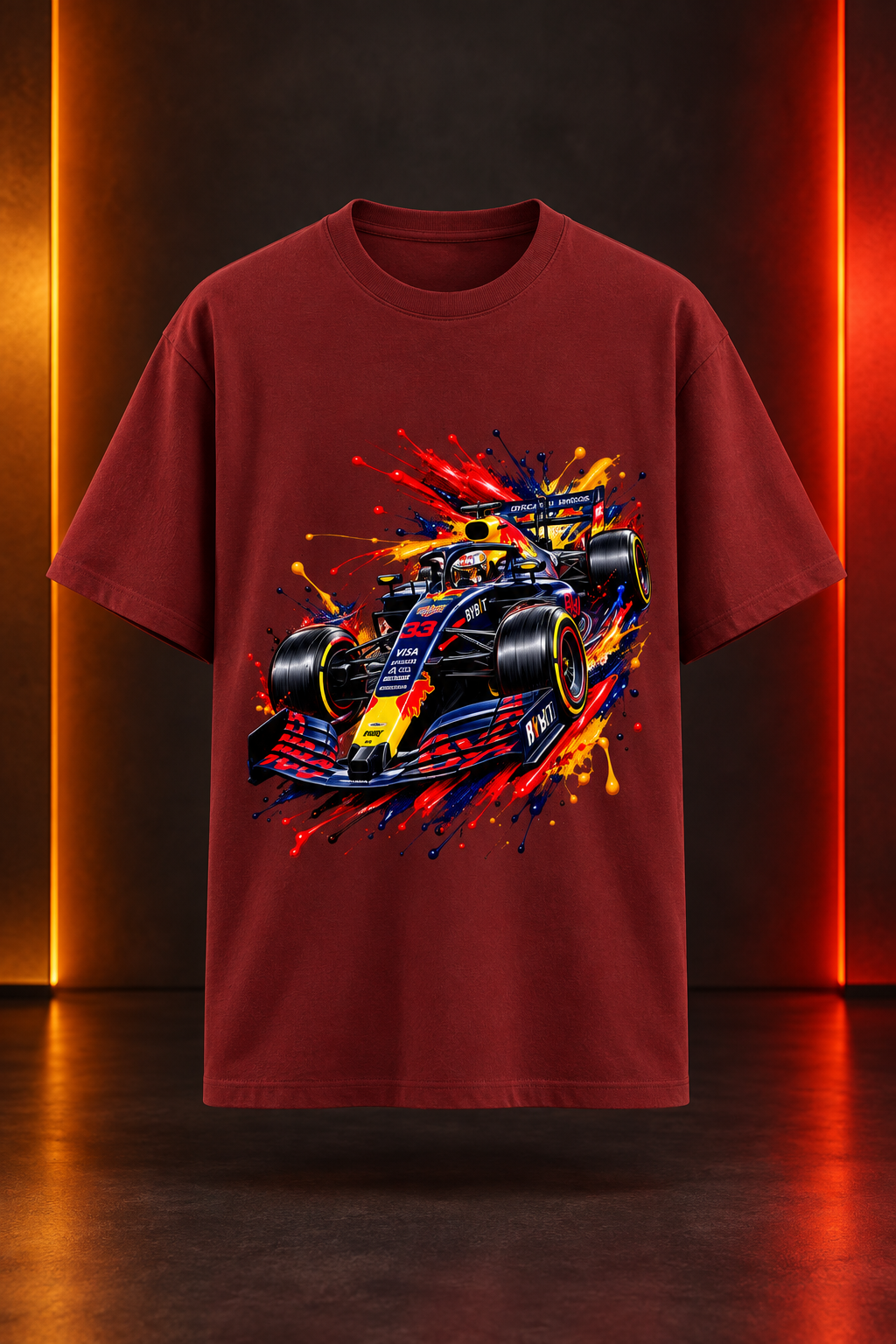 F! Fever Red mockup