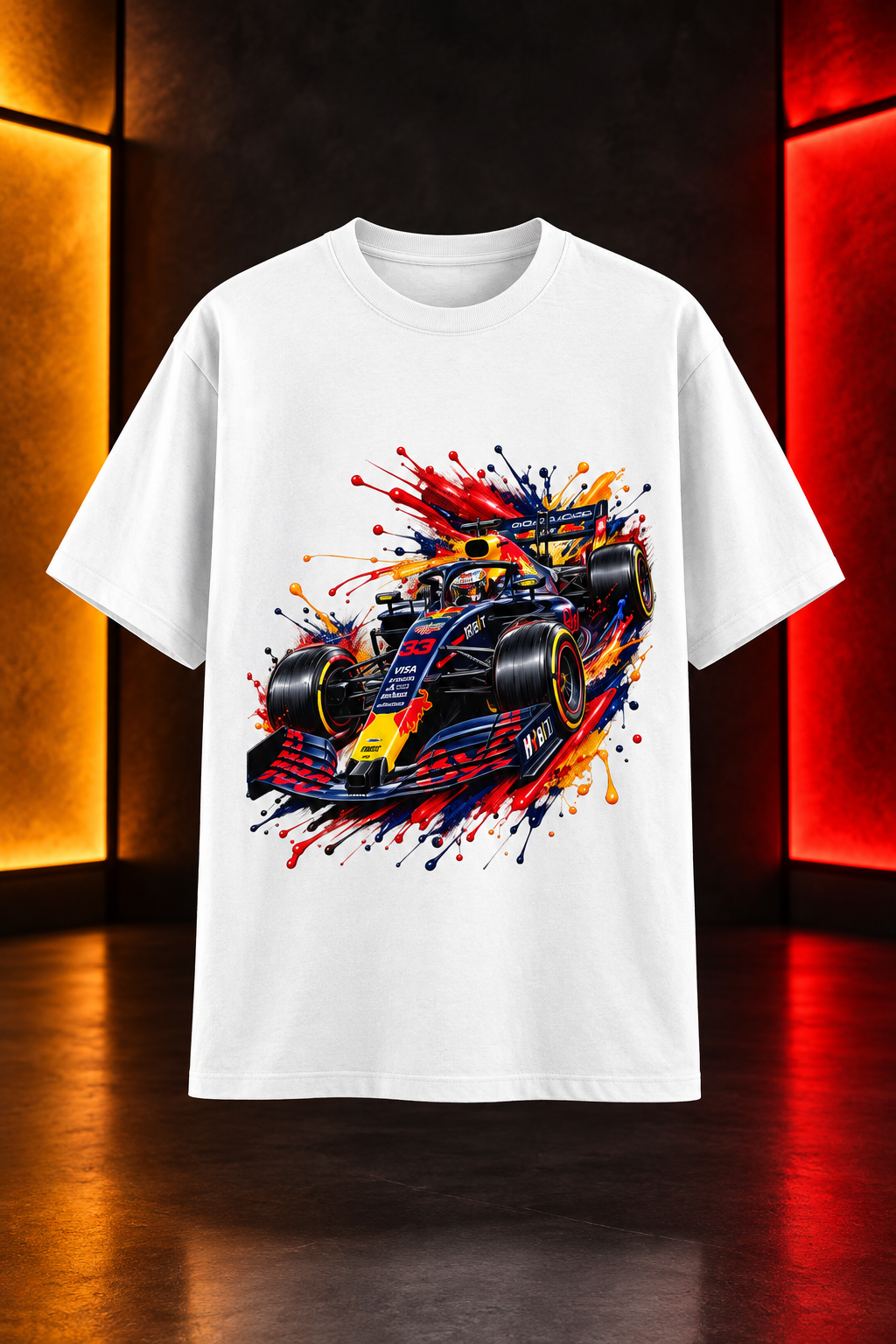 F! Fever White mockup