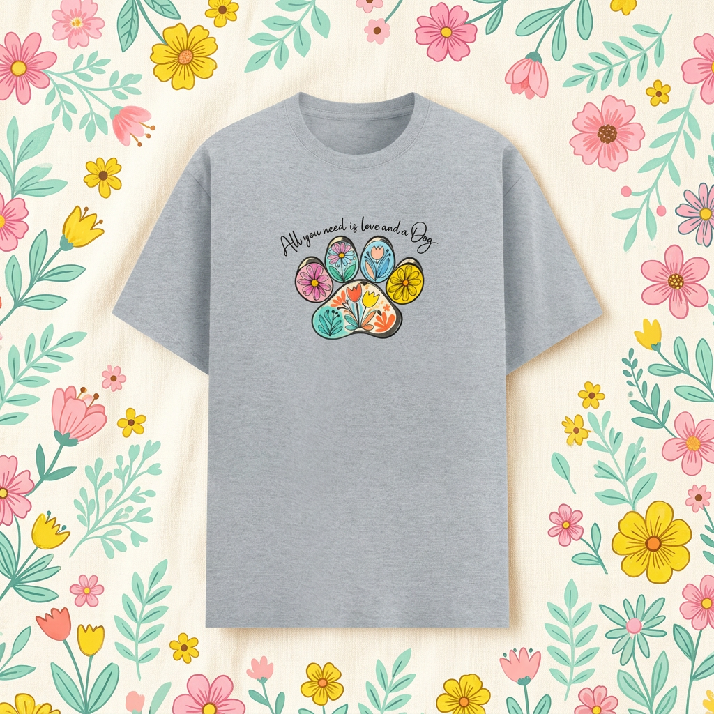 Grey Melange All I Need design preview