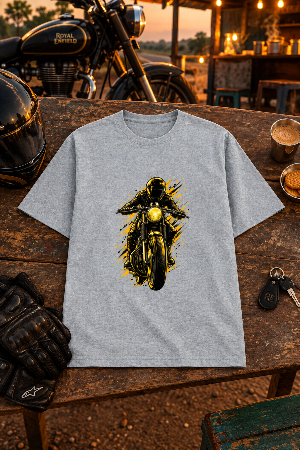 Grey Melange design