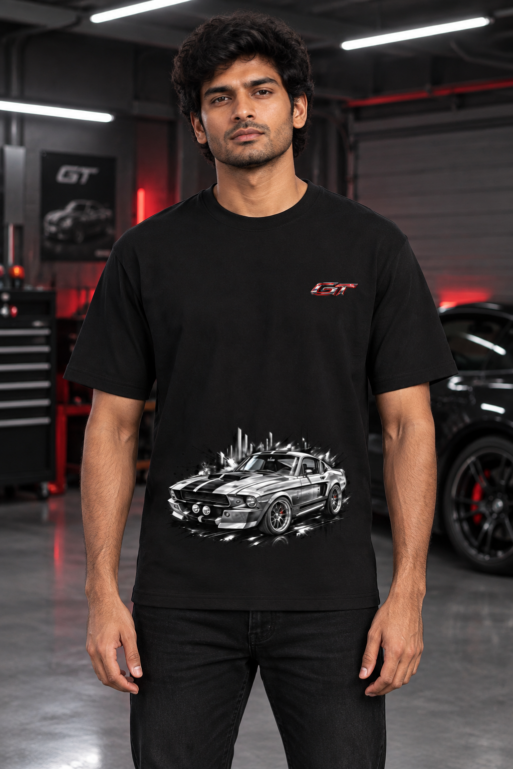 GT Black male model