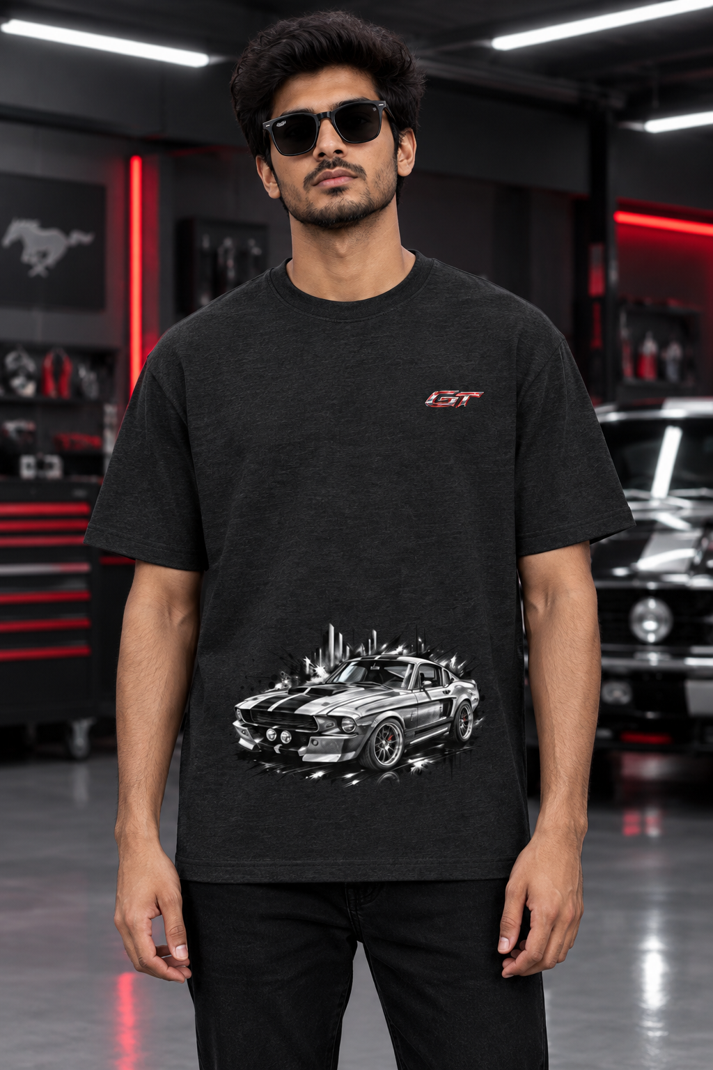 GT Black Melange male model