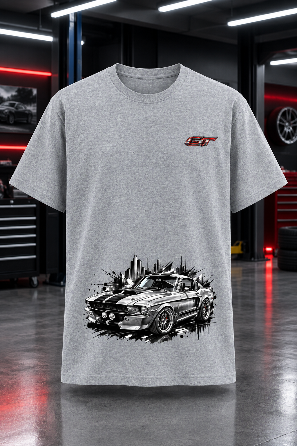 GT Grey Melange mockup