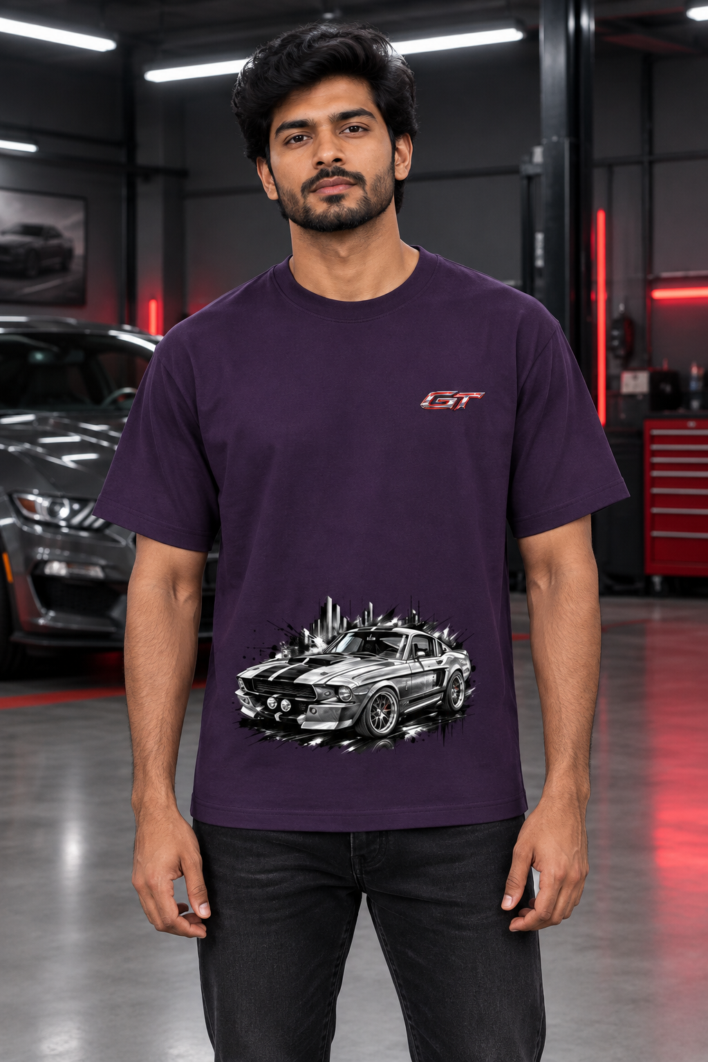 GT Purple male model