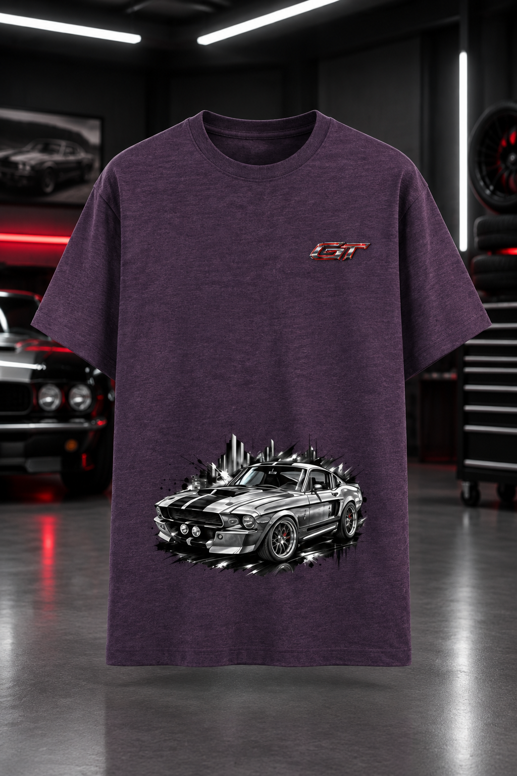 GT Purple Melange mockup