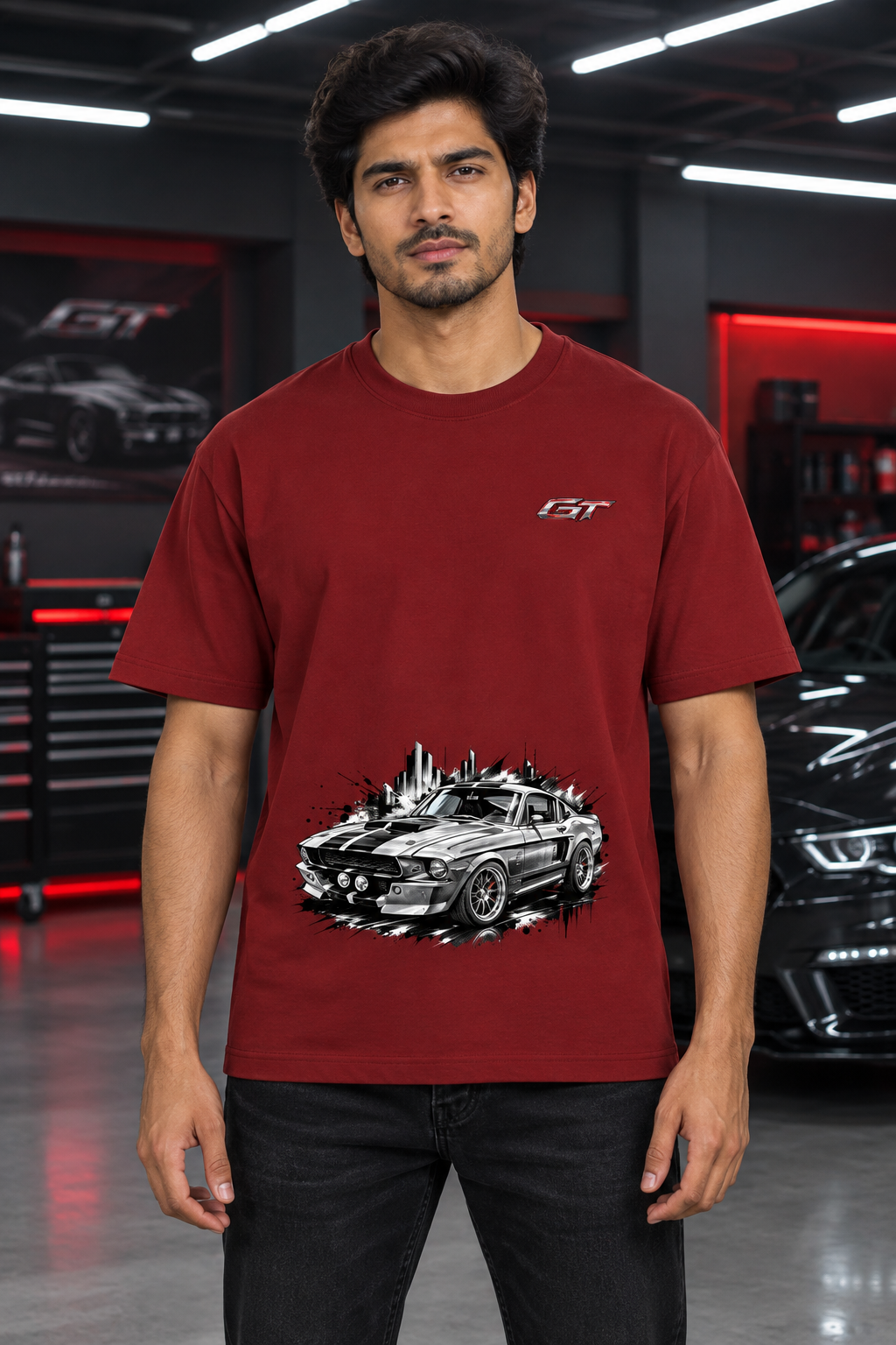 GT Red male model