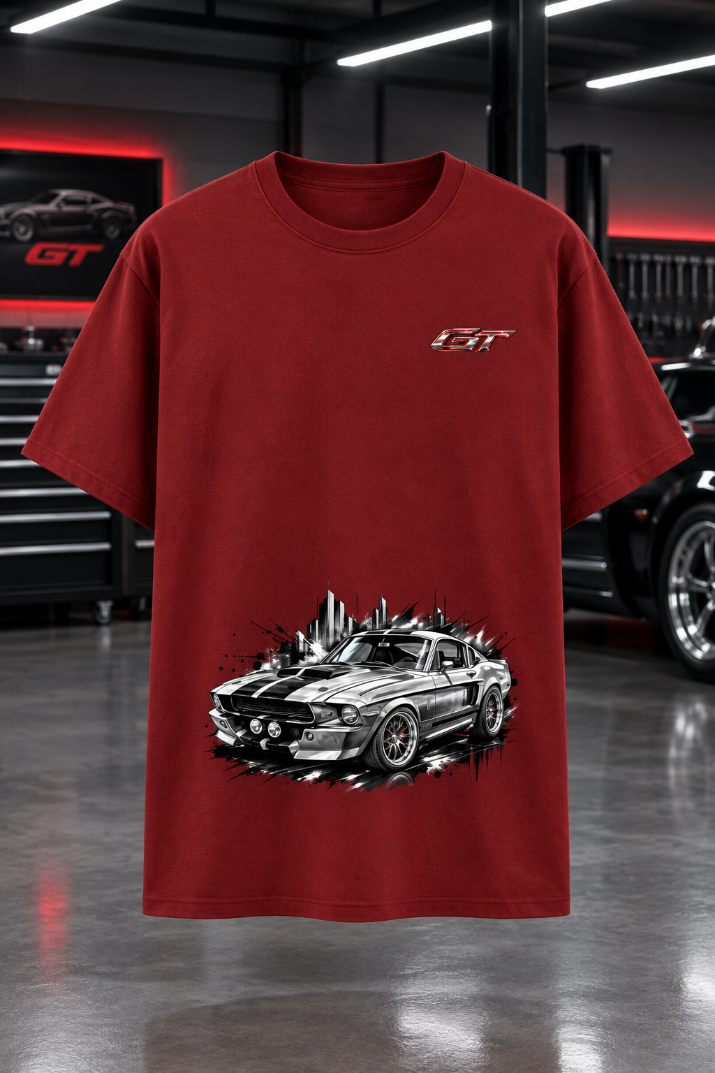 GT Red mockup