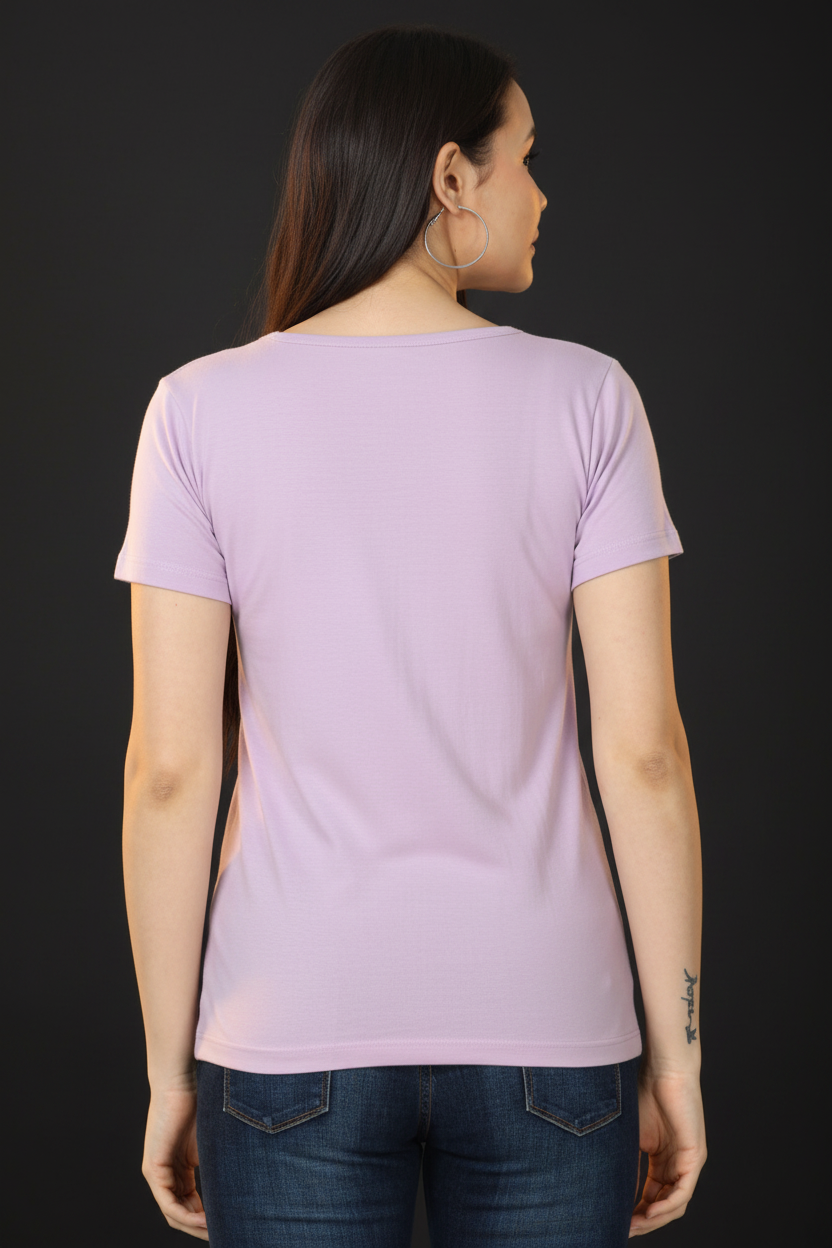 Women's Classic T-Shirt – Lavender – Back