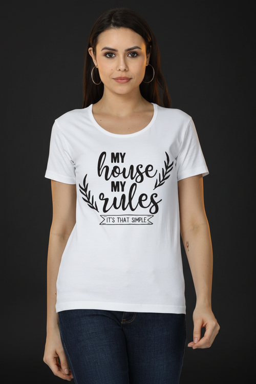 Women's Classic T-Shirt – White – Front