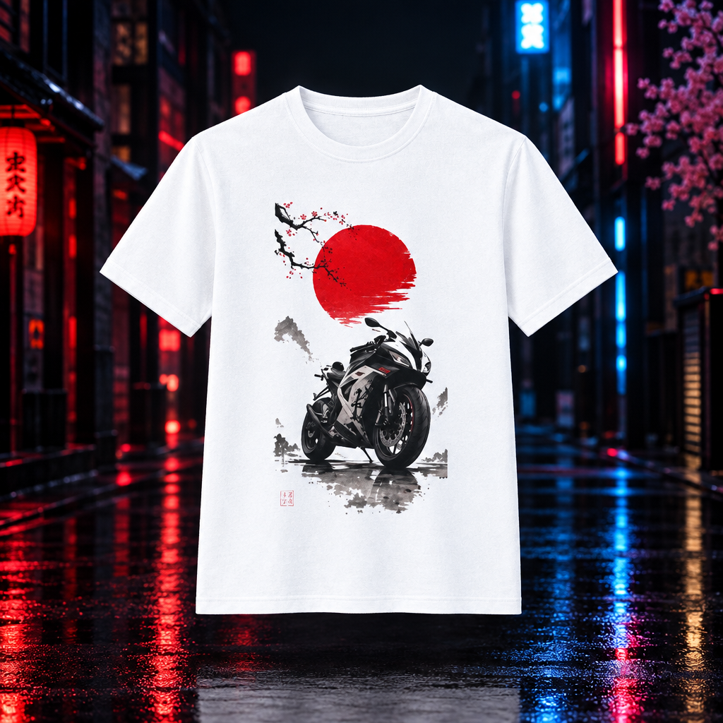 Japanese Biker White design-first preview