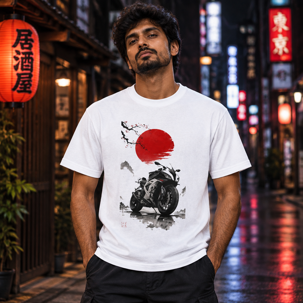 Japanese Biker White model preview