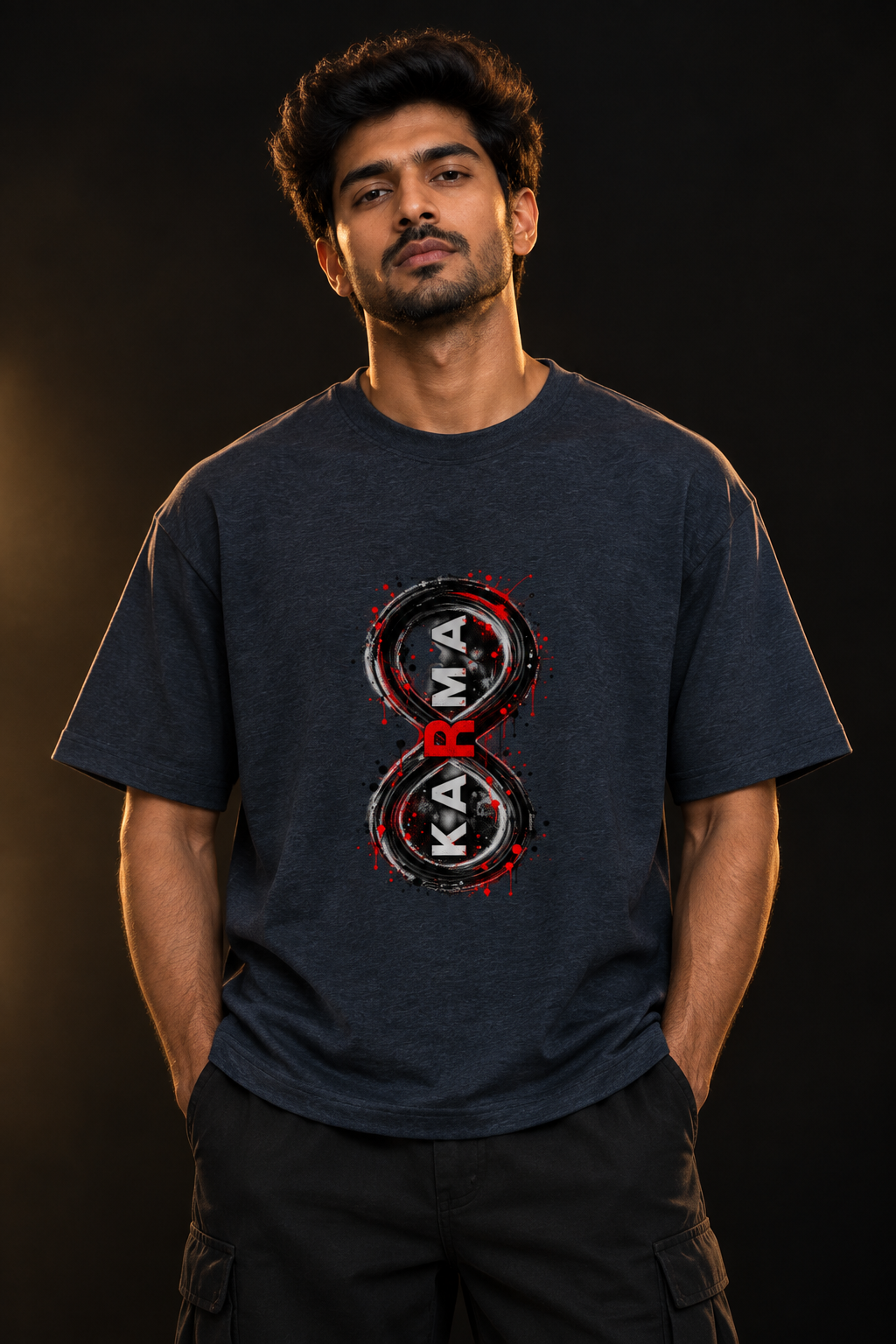 Karma Navy Melange model