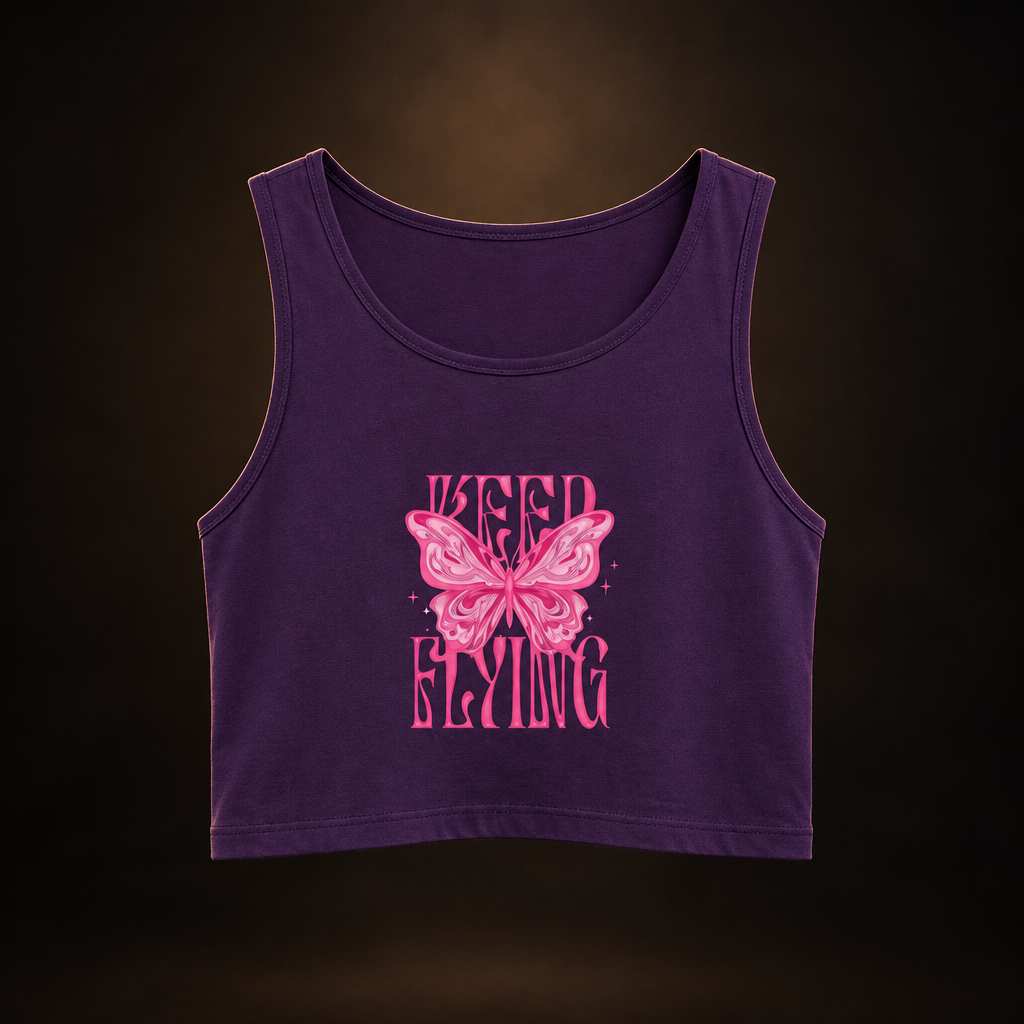 Keep Flying Purple design-first preview