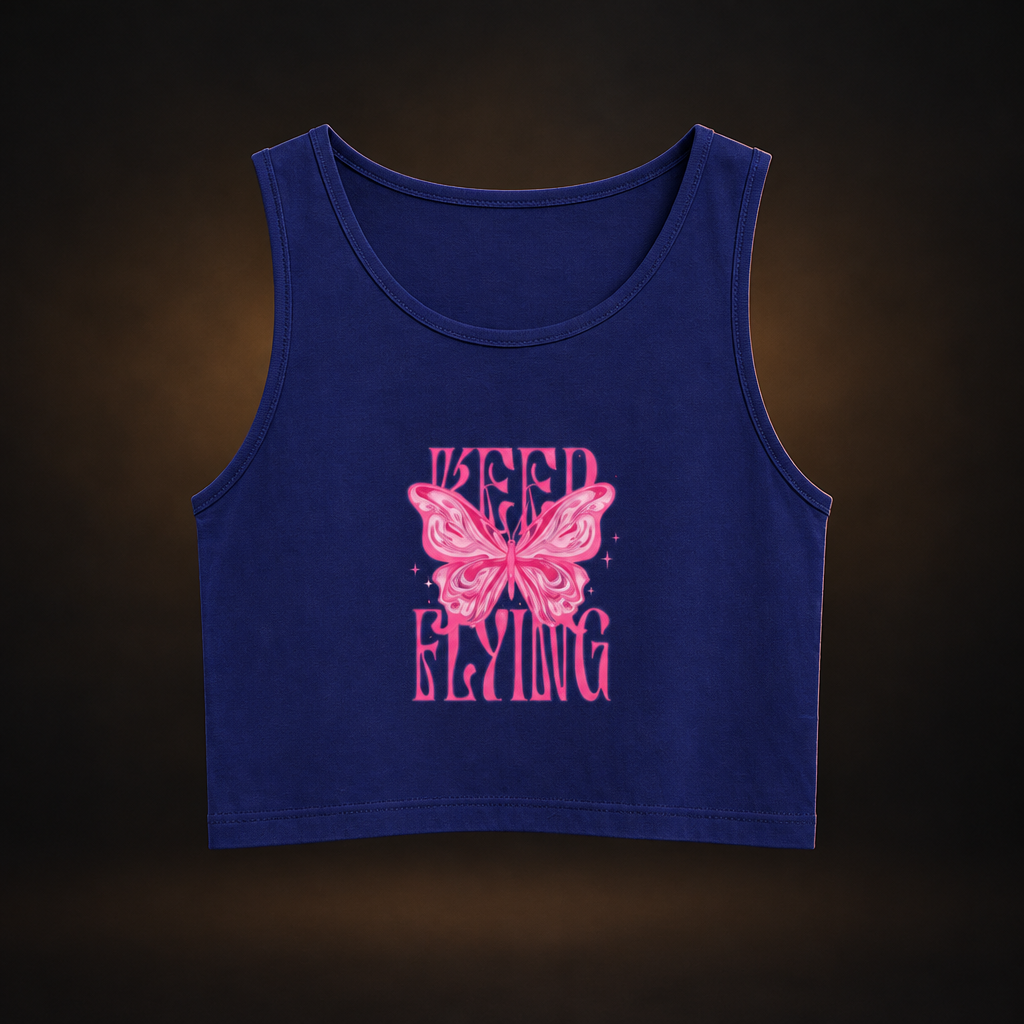 Keep Flying Royal Blue design-first preview