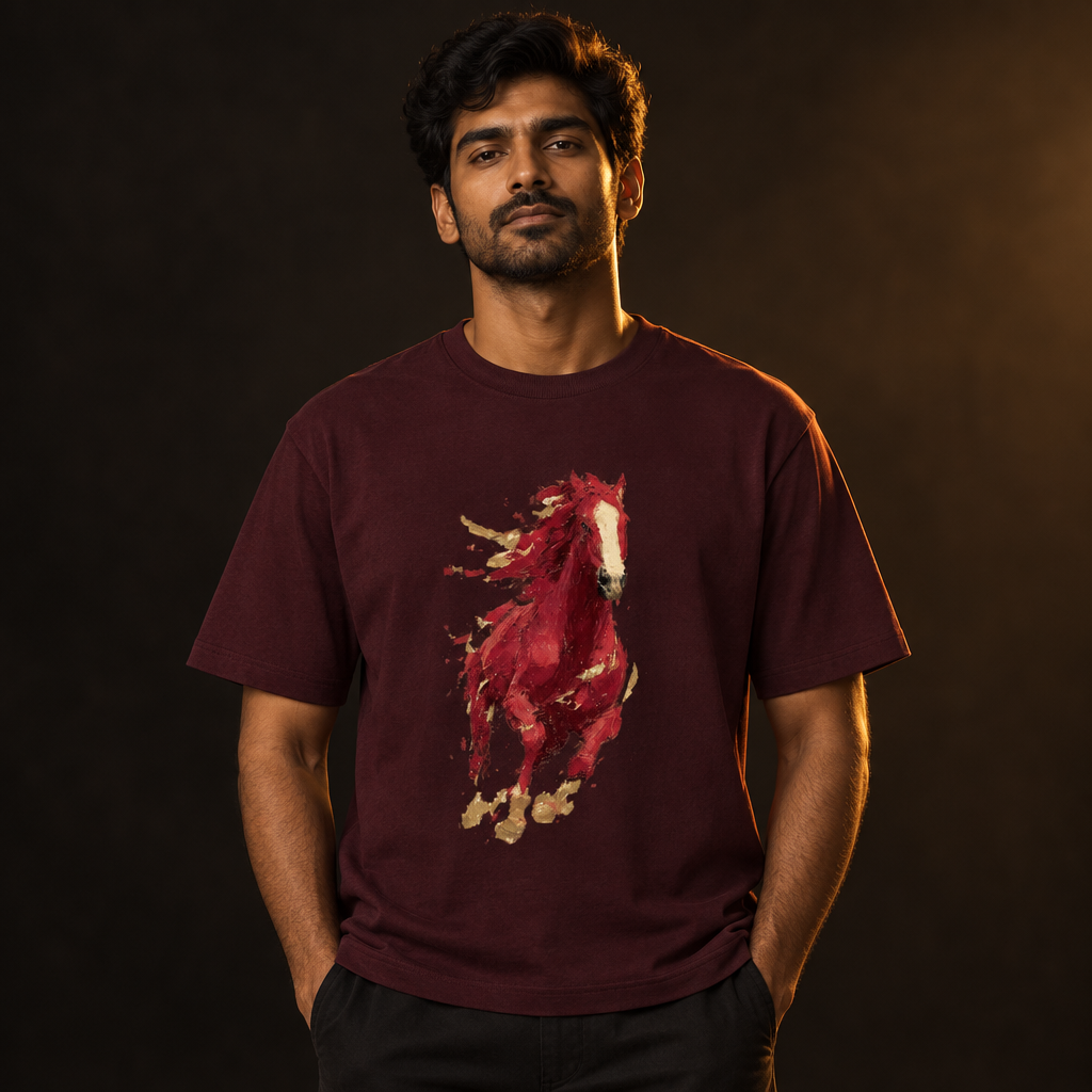 Maroon Indian-model