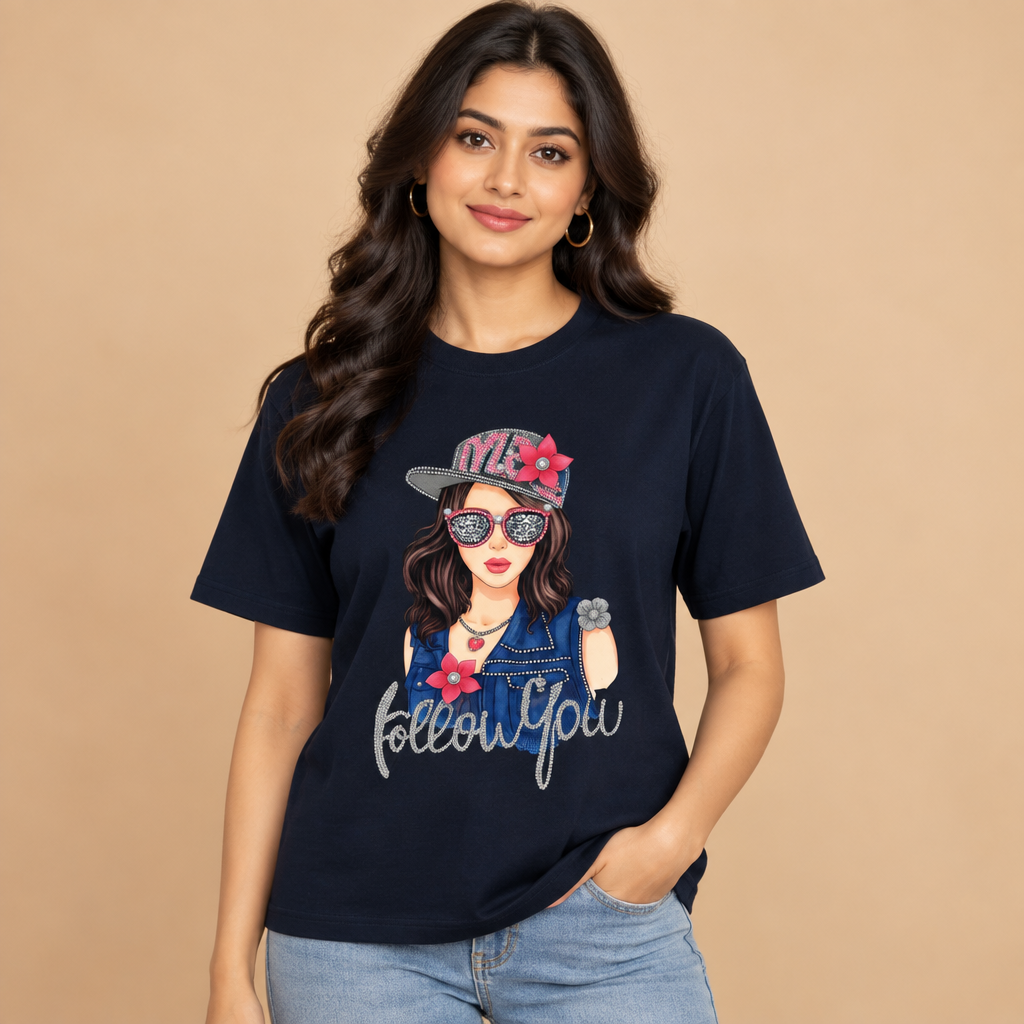 Navy Blue female model preview