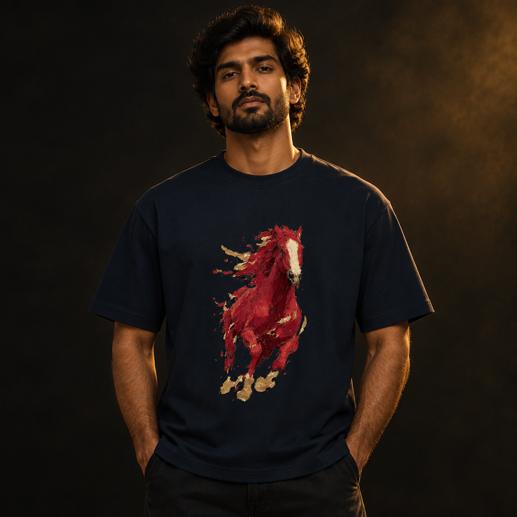 Navy Blue Indian-model