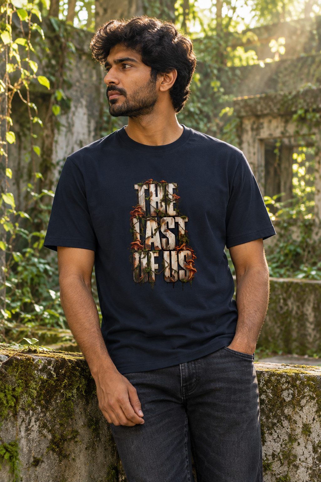Navy Blue male model