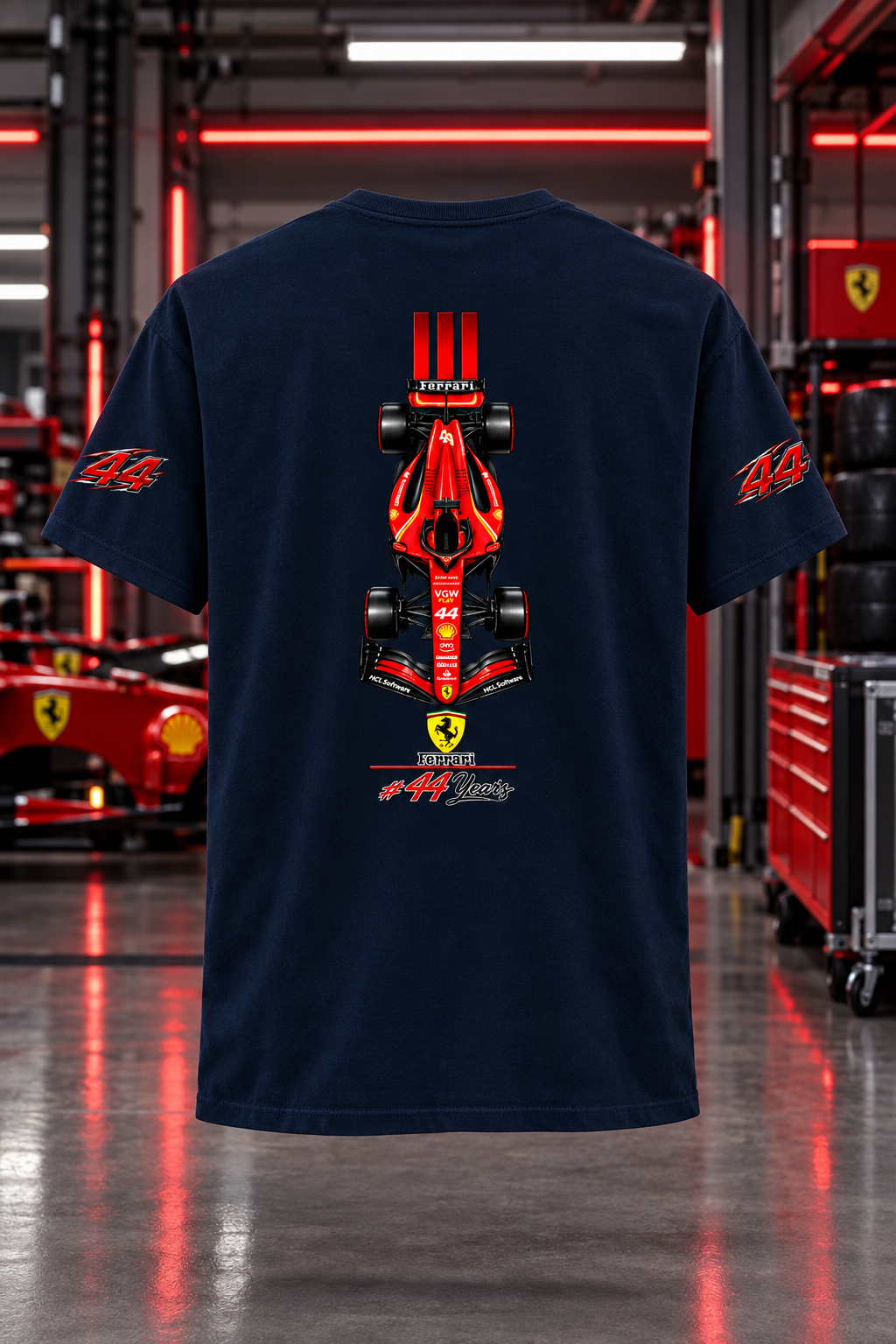 Navy Blue mockup back